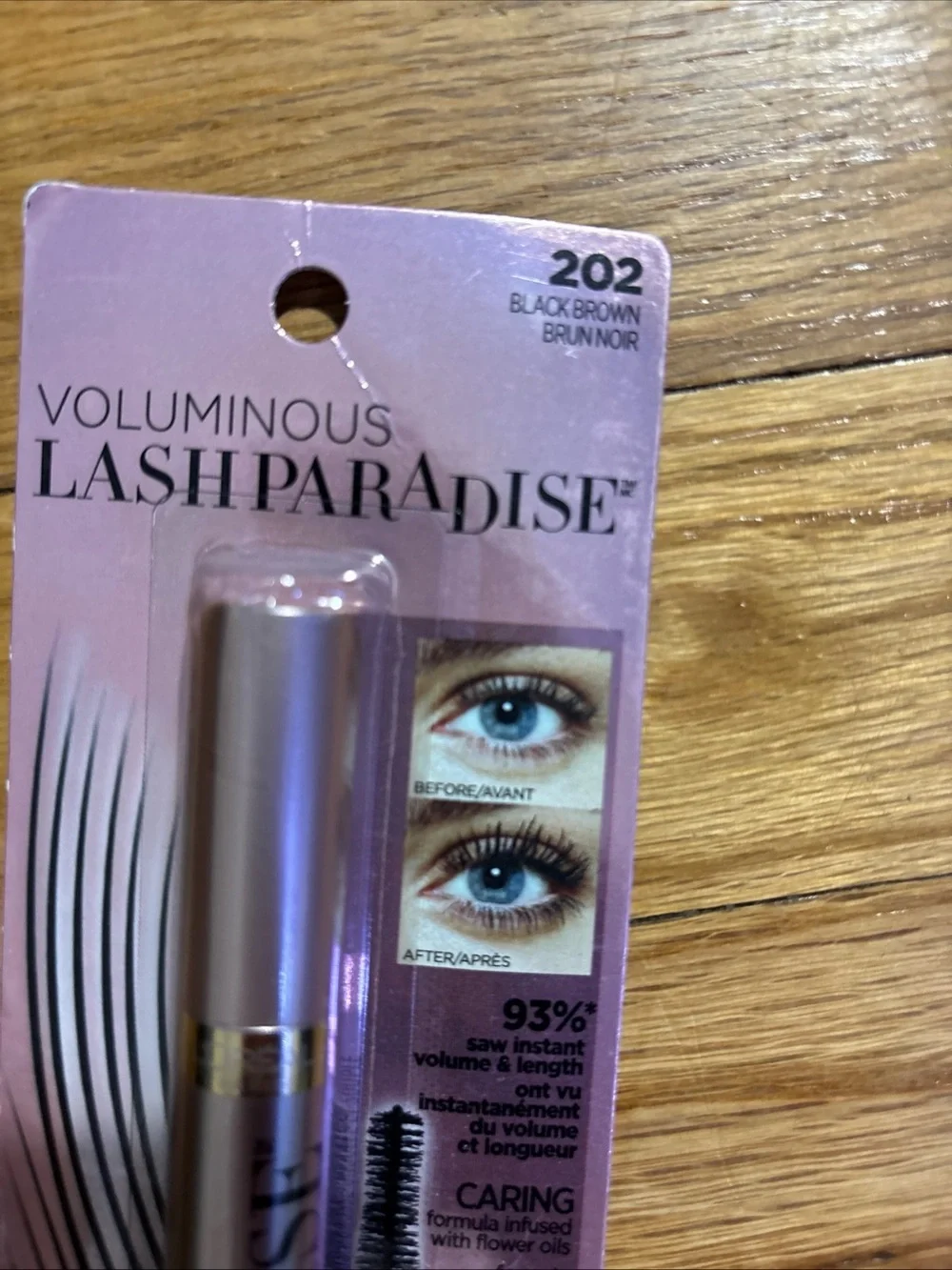 L’Oréal Paris Voluminous Makeup Lash Paradise Volume Mascara, BLACK BROWN NEW!